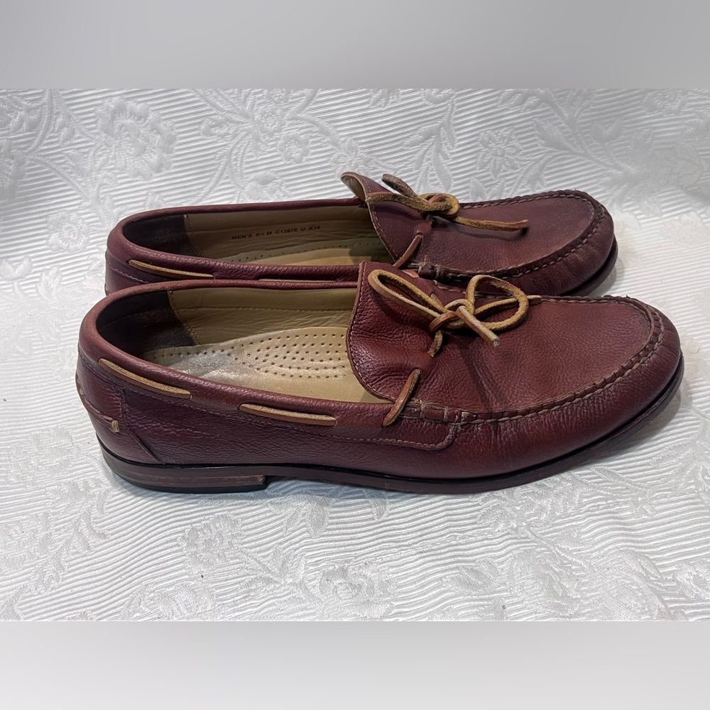 Cole Haan Henderson CAMP MOC II C13875 Brown Leather Loafer Men's Shoes 9.5M EUC